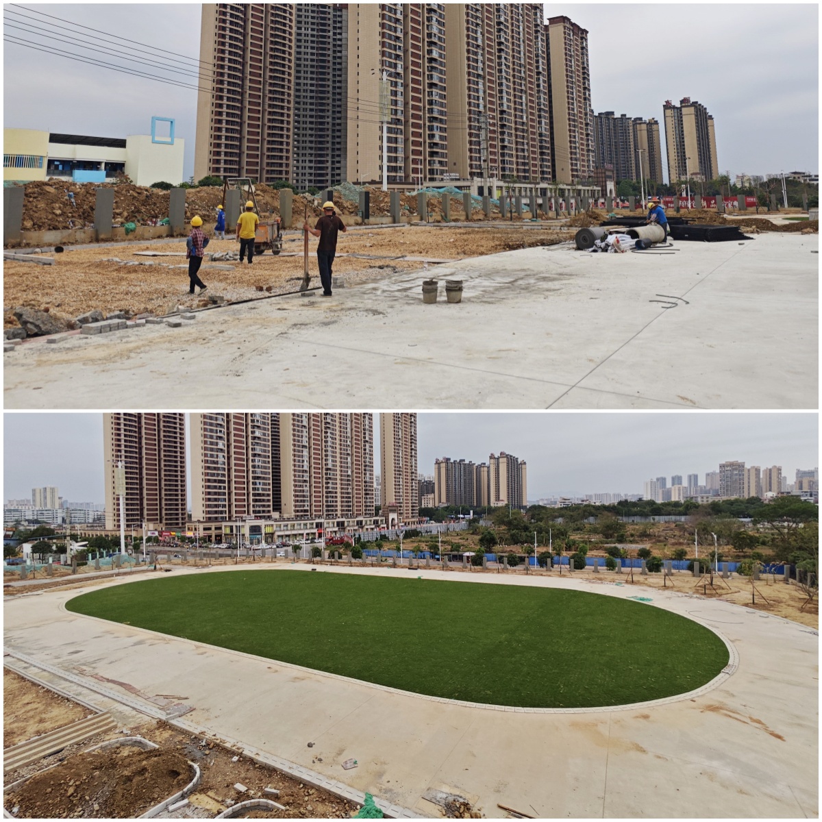 運(yùn)動(dòng)場(chǎng)施工拼圖 運(yùn)動(dòng)場(chǎng)施工拼圖