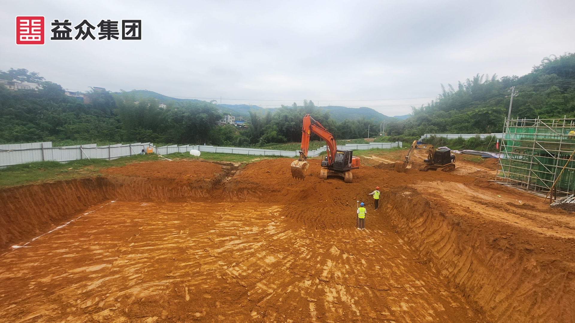 清水池基礎(chǔ)開(kāi)挖施工